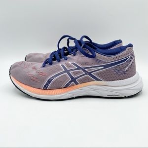ASICS gel excite 6 in violet blush/dive blue 7 wide